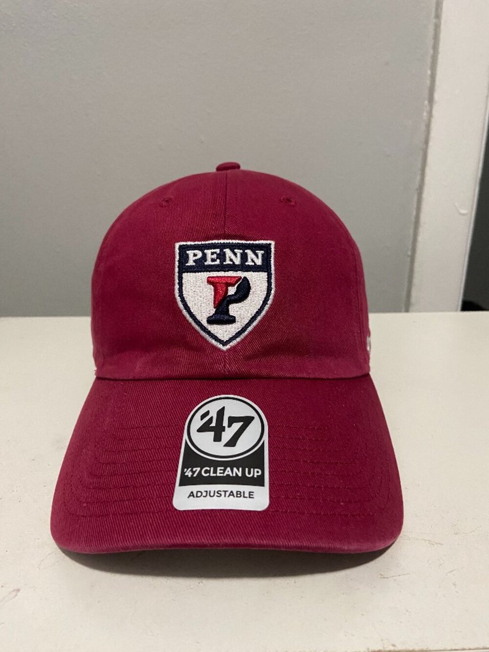 NEW '47 Brand Clean Up University Of Pennsylvania Penn Quakers Hat Maroon Cap